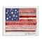 Stupell Industries God Bless America Phrase Macrame Pattern Flag Canvas Wall Art